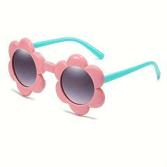 Flower Frame Sun Protection Sunglasses for Boys Girls Teens