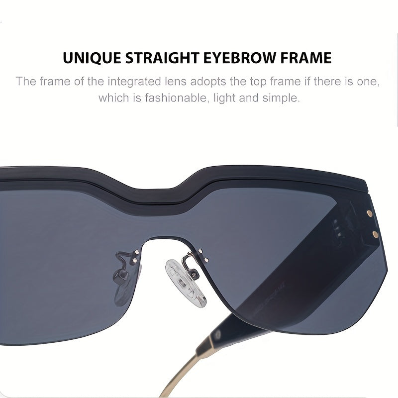 Men's UV Resistant Star Pattern Sunglasses with Box