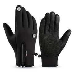 Cycling Outdoor Sports Gloves Velvet Windproof Waterproof Gloves