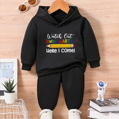 Toddler Baby Trousers Long Sleeve Sweatshirt Set For Fall Winter Clothes
