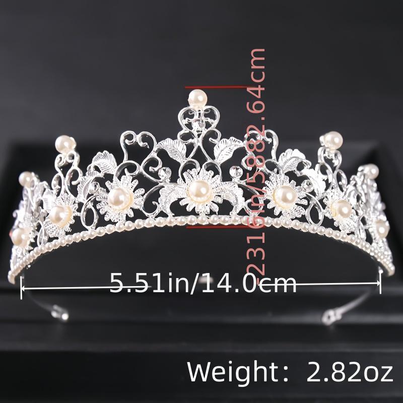 Rhinestone Princess Tiara Wedding Crown for Women