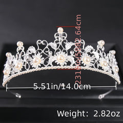 Rhinestone Princess Tiara Wedding Crown for Women
