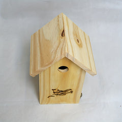 Wooden Bird Nest Pine Wood Hanging Bird House