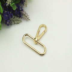 5pcs 50mm Metal Swivel Lobster Clasp Bag Accessory Hook For Handbag & Purse