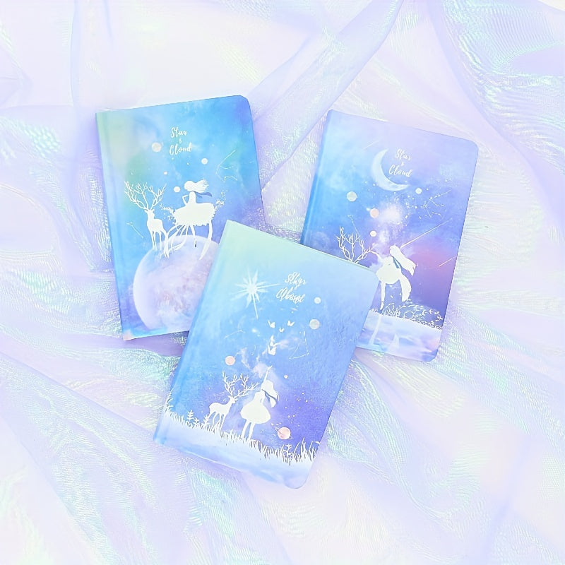 Moon Dream Star Hardcover A5 Coloring Notebook