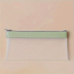 Frosted Pencil Case Transparent Large Capacity Stationery Bag