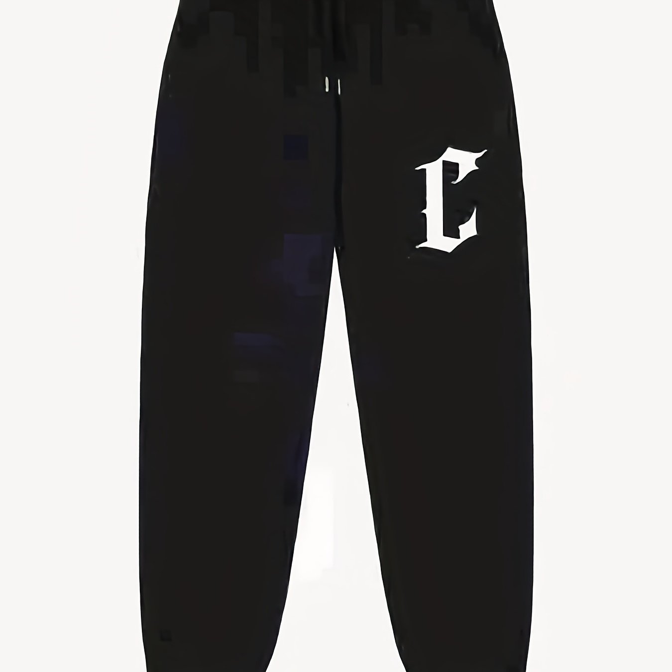 Stylish C Pattern Men's Drawstring Pants Active Stretch Trousers