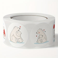 500pcs Cartoon Animal Stickers Box Seal Sticker