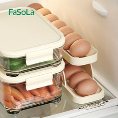 Fasola Egg Storage Box - Refrigerator Side Door Egg Shelf