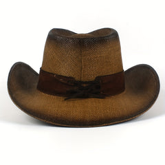 Vintage Embroidery Flower Hatband Boho Straw Hat