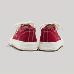 Women's Canvas Lace-Up Flat Sneakers for Casual Wear