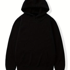 Casual Kangaroo Pocket Hoodie for Women