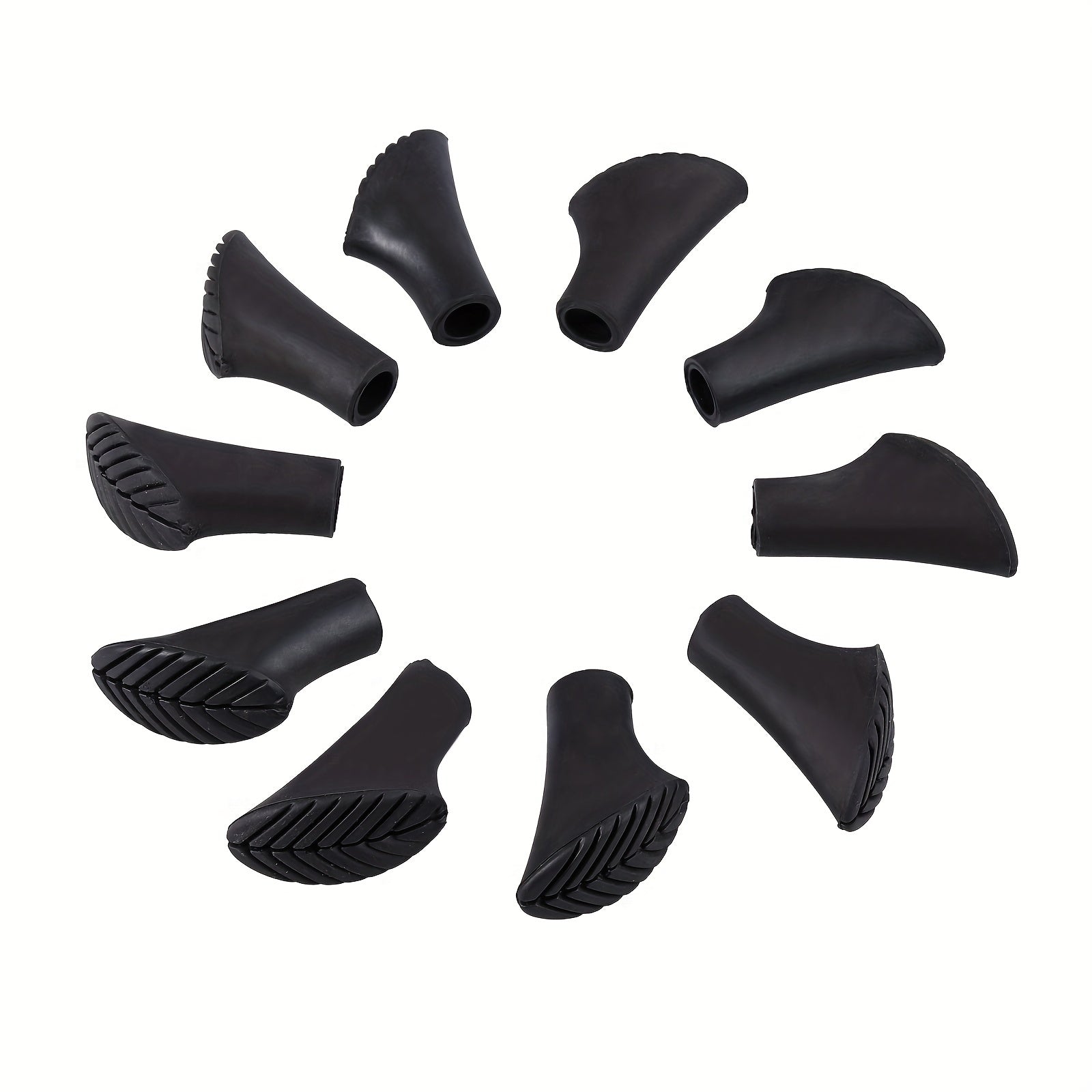10pcs Non Slip Hiking Pole Pads for Stability and Protection
