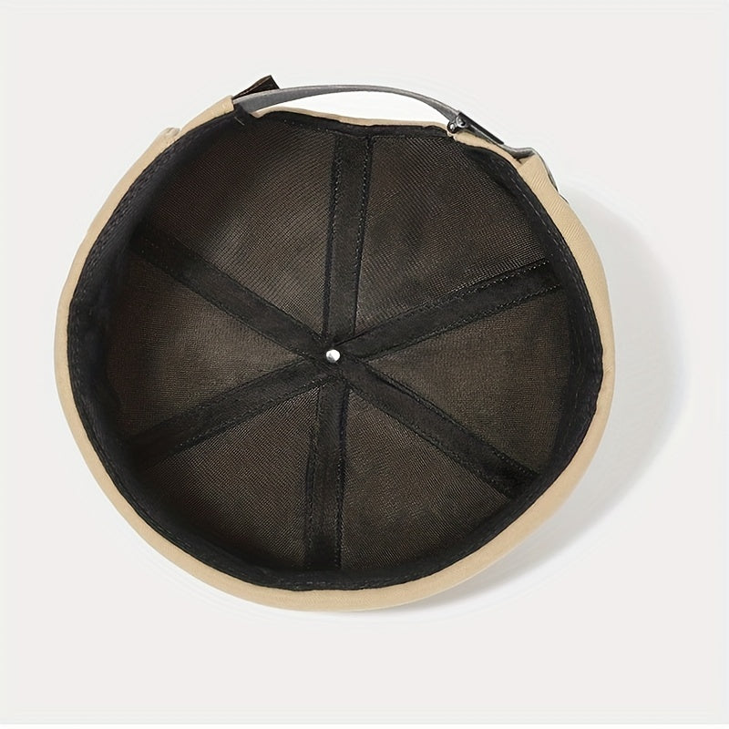 Maple Leaf Iron Label Beret Spring Autumn Hat Beanie