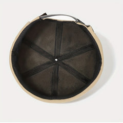 Maple Leaf Iron Label Beret Spring Autumn Hat Beanie