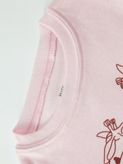 Girls Cartoon Long Sleeve Pajamas Set