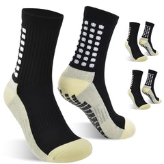 Men's Mid Crew Sport Socks Non Slip Shock Absorption Athletic Socks