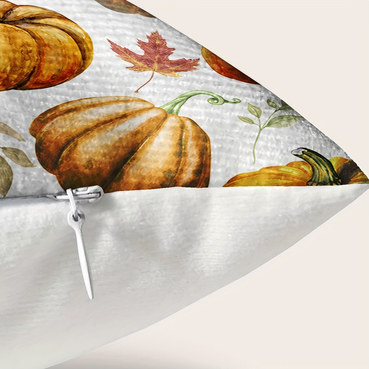 Autumn Pumpkin Pattern Throw Pillow Covers - Home Decor