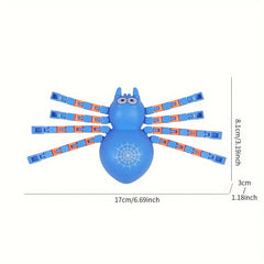 Link Chain Spider Toy Fidget Spinner Gift Plastic Assorted Colors