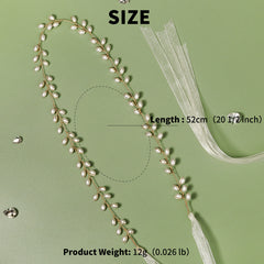 Faux Pearls Bridal Wedding Belt Accessories