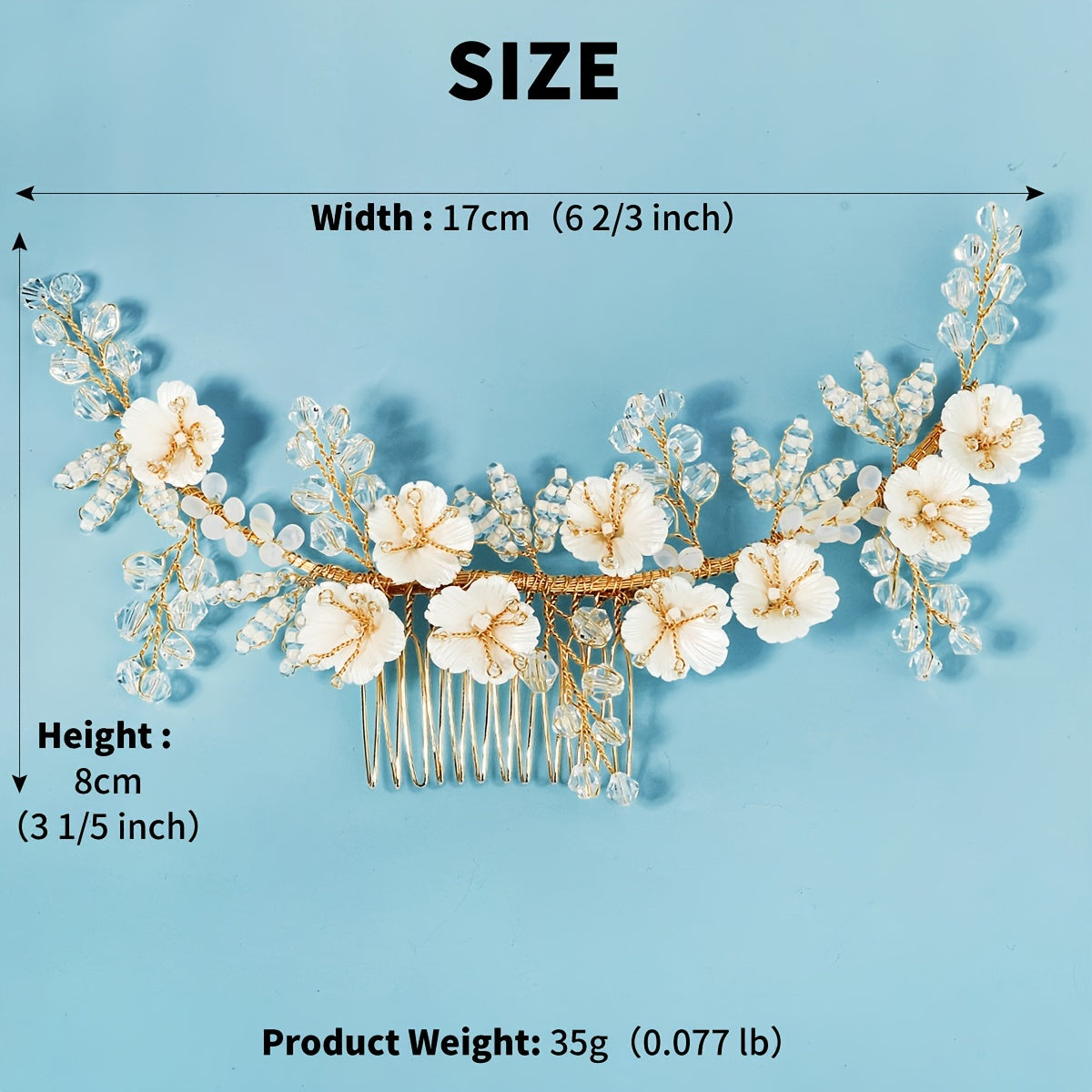 Bridal Hair Comb Vine Bridal Headpieces For Wedding Hair Accessories