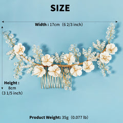Bridal Hair Comb Vine Bridal Headpieces For Wedding Hair Accessories