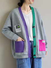 Drop Shoulder Casual Jacket for Women