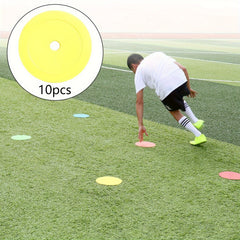 10pcs Mini Round Mouth Football Training Sign Disc Sports Supplies