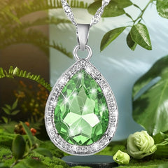 Emerald Necklace Pendant for Christmas Birthdays & More