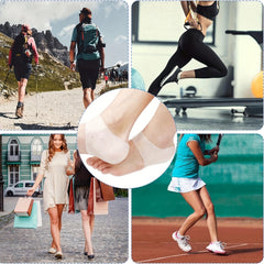 4pcs Silicone Heel Protectors for Plantar Fasciitis Foot Protection