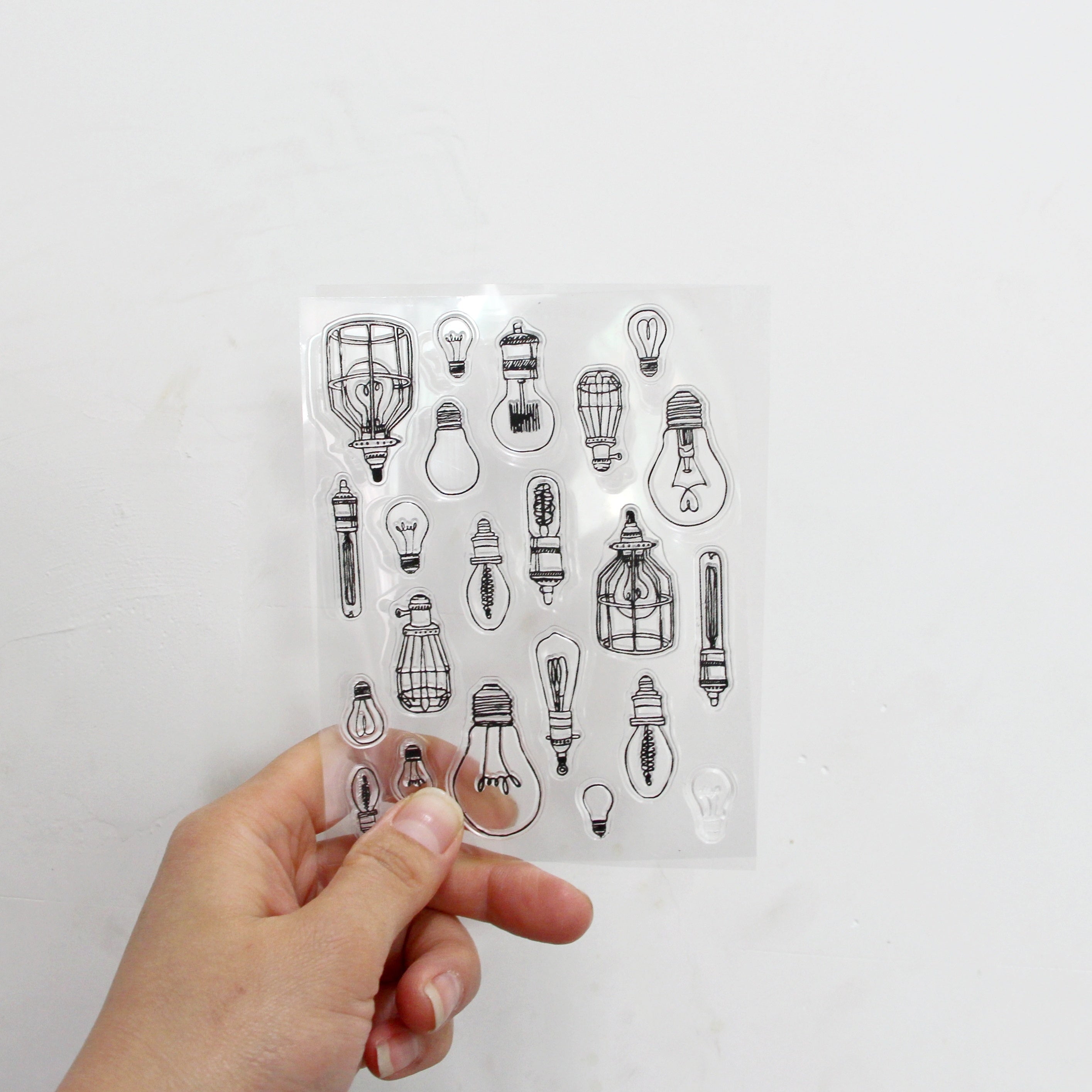 Light Bulb Cartoon Stamp for Kids
