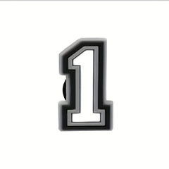 11 Pcs Numbers Pattern Shoe Charms For Clogs Sandals PVC Shoe Decorations