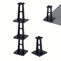 10pcs 4X4X5 Pillars Building Blocks Support Column Building Block Bracket