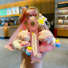 Cute Rainbow Clothing Keychain - Car or Bag Accessory