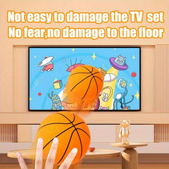 Silent Basketball Size 5 Orange Stripes Soundless Indoor Training