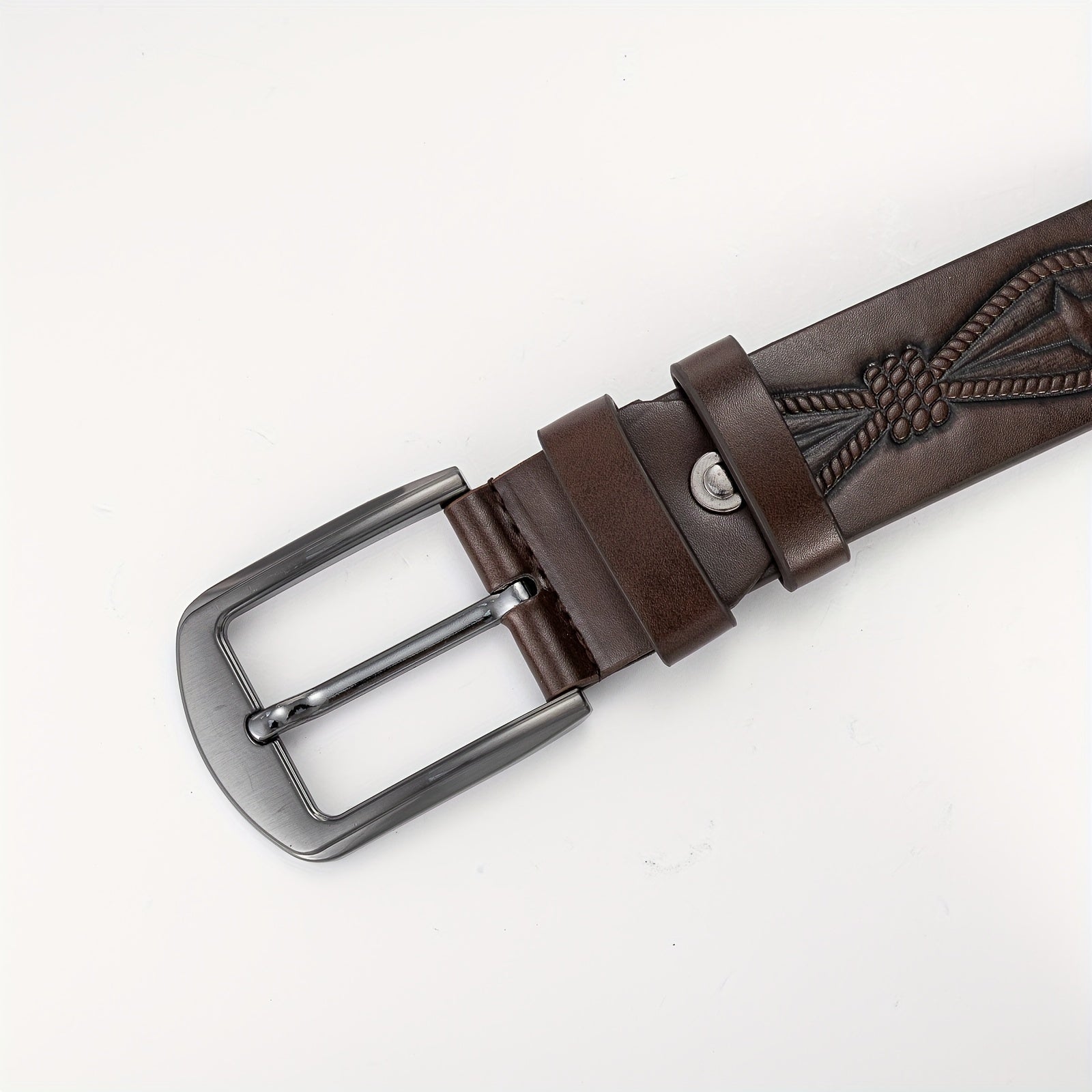 Men's Retro Buckle Belt for Pants Jeans