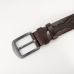 Men's Retro Buckle Belt for Pants Jeans
