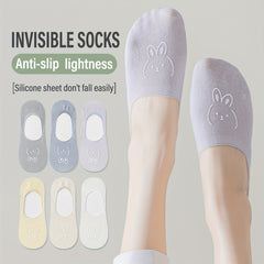 8 Pairs Summer Comfortable Non Slip Low Cut Liner Socks