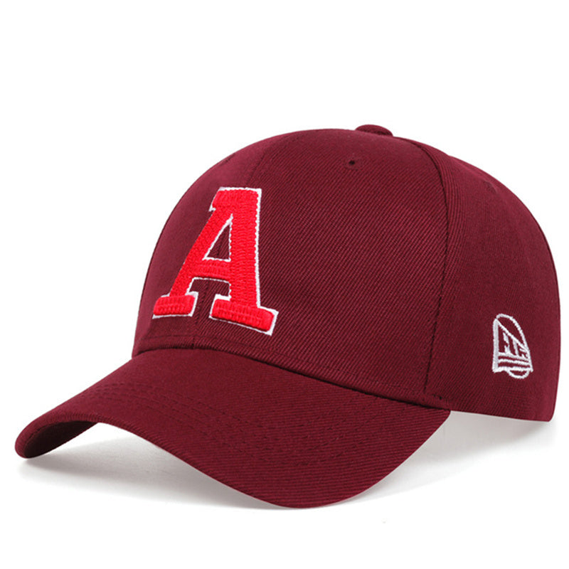 Men's Sports Baseball Cap Letter A