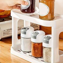 2-Tier Desktop Shelf Organizer for Office Supplies & Cosmetics