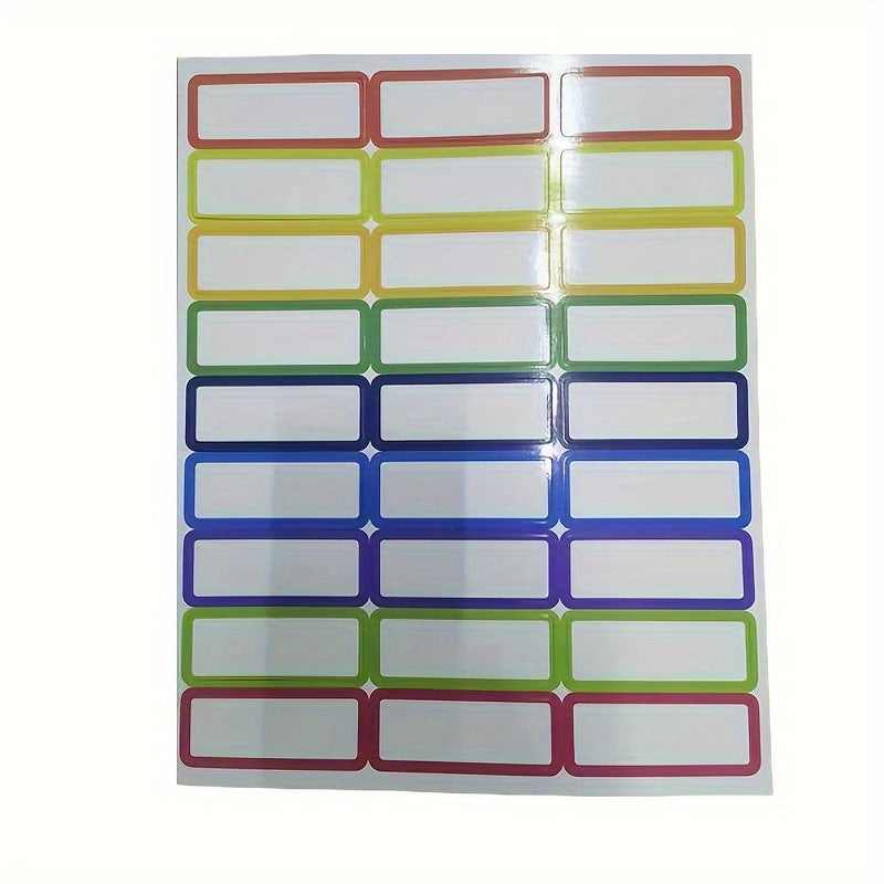 27pcs Magnetic Dry Erase Labels 9 Colors Whiteboard Locker Fridge School Office
