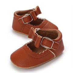 Bowknot Solid Baby Girl Sandals Soft Slip-Resistant Shoes for Indoor Outdoor