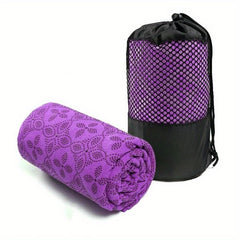 Non Slip Yoga Mat Cover Towel Foldable Exercise Blanket