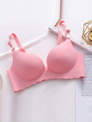 Plunging Push Up Bra Adjustable Padded Bra Women's Lingerie