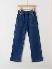 Girls Denim Washed Jeans