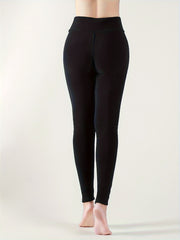 High Waist Fleece Liner Yoga Pants