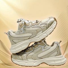 Women's Chunky Dad Shoes Lace-up Non-slip Lightweight Sneakers