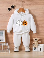 Baby Boy Halloween Outfit Hoodie Sweatshirt Tops Pants Set