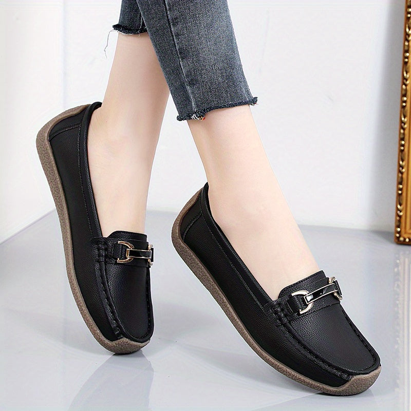 Women's Slip-On Casual Flat Shoes Soft Sole Comfy Loafers