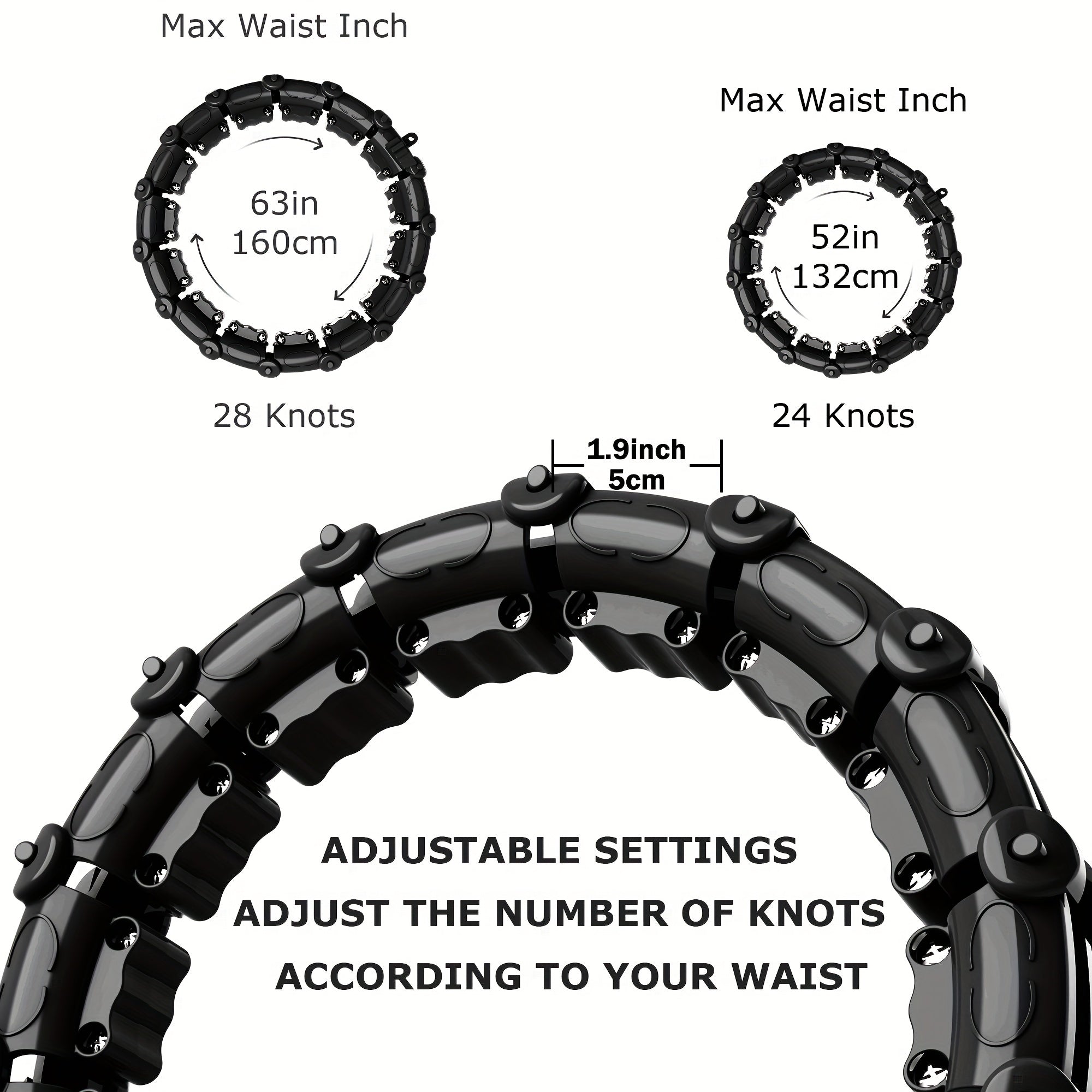 Waist Trainer & Abdominal Massager 24 Knots Slim Waist Tone Abs